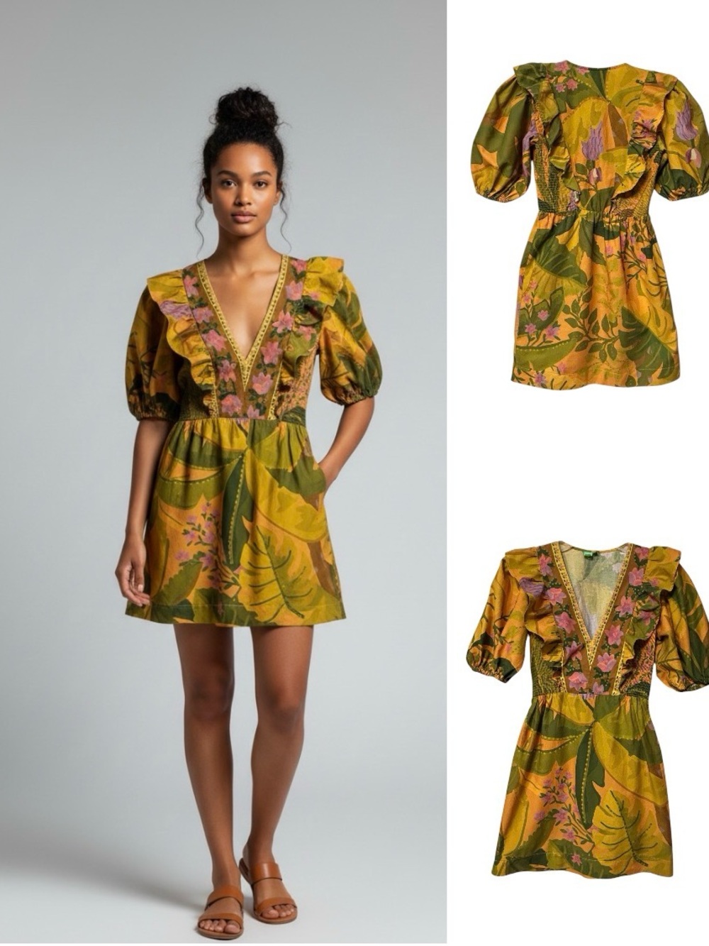 Farm Rio floral dress